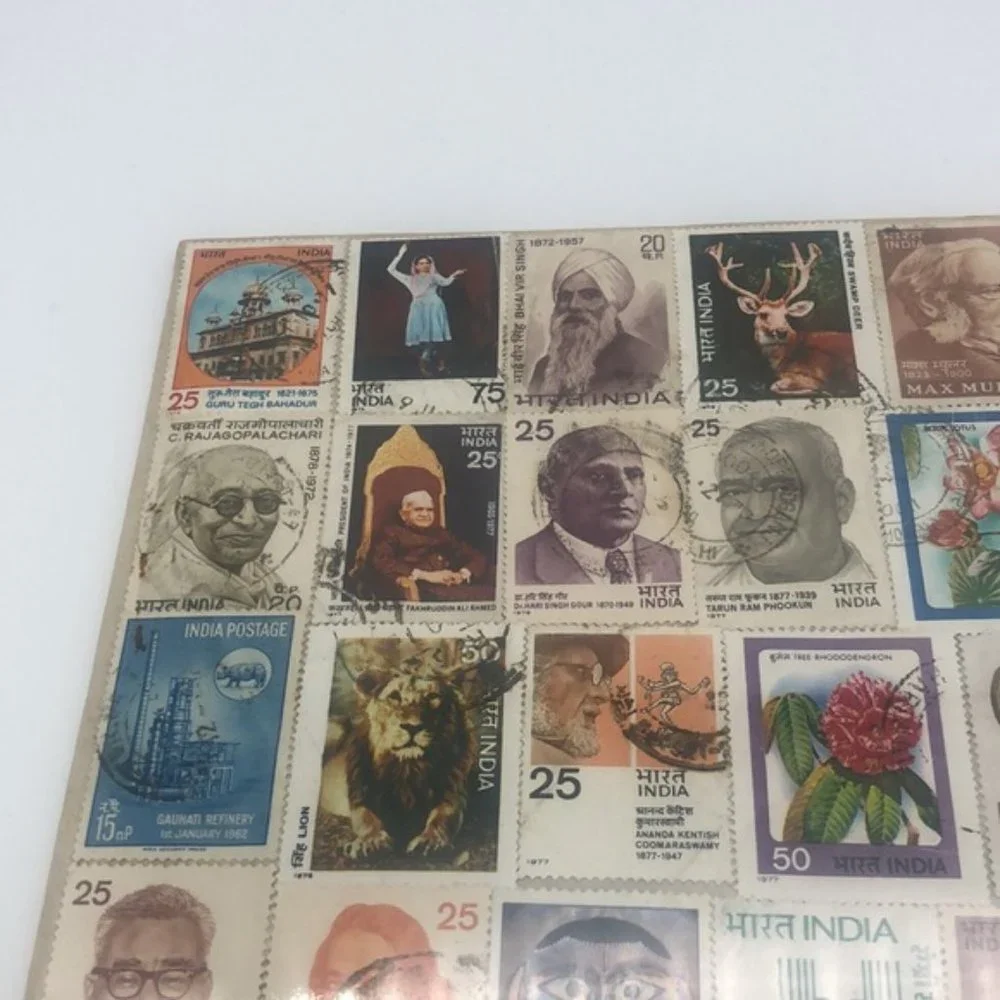 Indian Vintage Stamps Collection Card - Picture 2 of 6